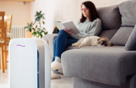 Home Air Purifier At Work